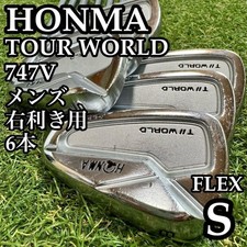 Honma Tour World TW747V Irons #5-10(6Clubs)/AMT TOUR WHITE S200/Flex:Stiff
