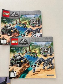 LEGO Jurassic World & Dino Lot INSTRUCTIONS MANUALS ONLY 75935 7474 7475 5883