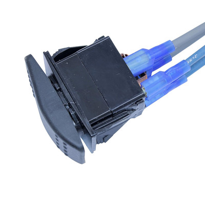 DC Momentary Reversing Rocker Switch (Double Pole Double Throw) with Wire Pigtai