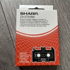 Original  SHARP Fontwriter Fw 560S ZX-2TS1BK Single Strike Ribbon Cassette 