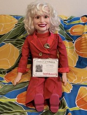RARE Opening Night Series CAROL CHANNING Deluxe Upgrade 30" Ventriloquist Dummy