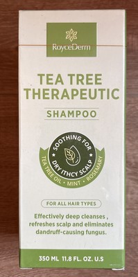 RoyceDerm Tea Tree Therapeutic Shampoo 350ml. Beruhigend für trockene juckende Kopfhaut