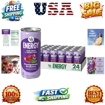 Energy Pomegranate Blueberry Energy Drink, 8 fl oz Can 24 Pack