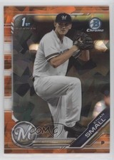 2019 Bowman Chrome Draft Sapphire Orange 4/25 Ethan Small #BDC-28 4l3