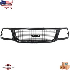 Fits 1999-2002 Ford Expedition New Front Grille Assembly Matte-black Fo1200378