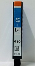 New Genuine HP 910 Cyan Ink Cartridges Exp. 2026/2027