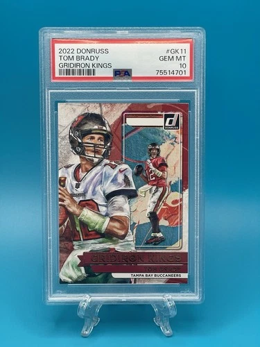 2022 Panini Donruss Gridiron Kings Tom Brady #GK11 PSA 10