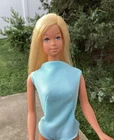 VINTAGE 1971 MATTEL BLONDE TNT BEND LEG SUNSET MALIBU BARBIE DOLL & Clothes