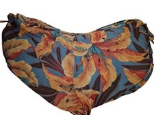 80s Vintage Wrap Around Shorts. Women's size Medium In Colorful Tropical print.