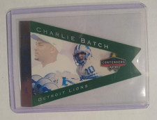 1998 Playoff Contenders Registered Exchange Pennant No. 31 Charlie Batch RC 