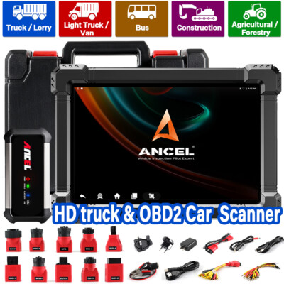 Diesel Truck Diagnostic Tool OBD2 Scanner DPF Regen ECU Coding All System Scan