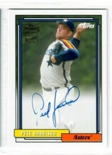PETE HARNISCH 2020 Topps Archives Baseball AUTO Fan Favorite Houston Astros 