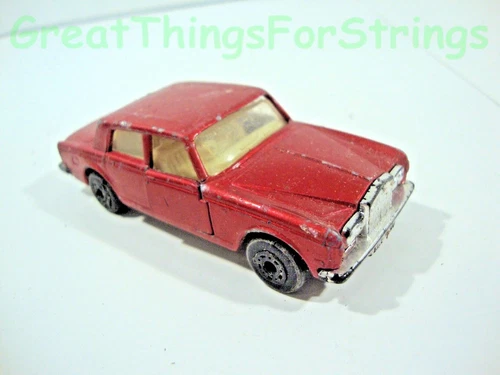 Matchbox Superfast Rolls Royce Silver Shadow II 2 No. 39 1979 Lesney Car Red