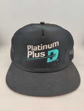 Vintage USA MADE Platinum Plus D Trucker Hat Snapback Cap NOS NWOT NEW
