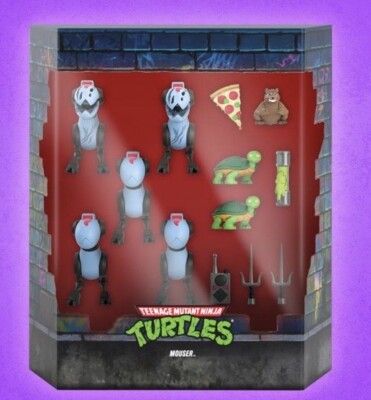 Super7 Ultimates Teenage Mutant Ninja Turtles TMNT Mouser NIB New In Box