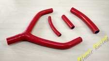 Tubo radiatore silicone YAMAHA YZ250 YZ250WR 1990-1991 & WR250 1991 ROSSO