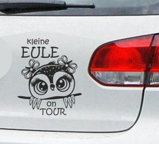 AUFKLEBER Auto Tuning Tattoo DUB FUN Sticker kleine Eule Uhu on Tour Kinder 82