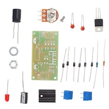 LM317 Adjustable Regulated Power Supply DIY Kit ABS Board Input