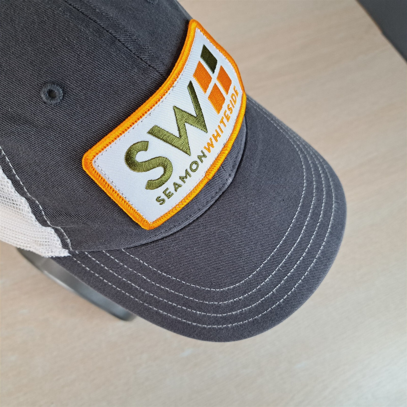 SEAMON WHITESIDE SW ADJUSTABLE SNAPBACK TRUCKER/M… - image 11