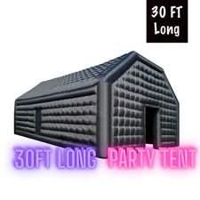 Giant 30 FT Inflatable Party Tent with air blower for party events - black