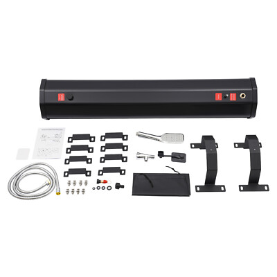 #ad Black Pressurized 8Gallon Camping Shower Water Tank Storage For Off Road Pick up $199.44