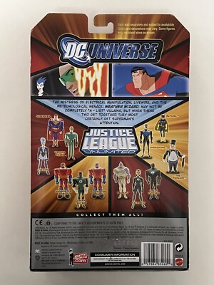 NEW DC Universe Justice League Superman, Livewire, Weather Wizard