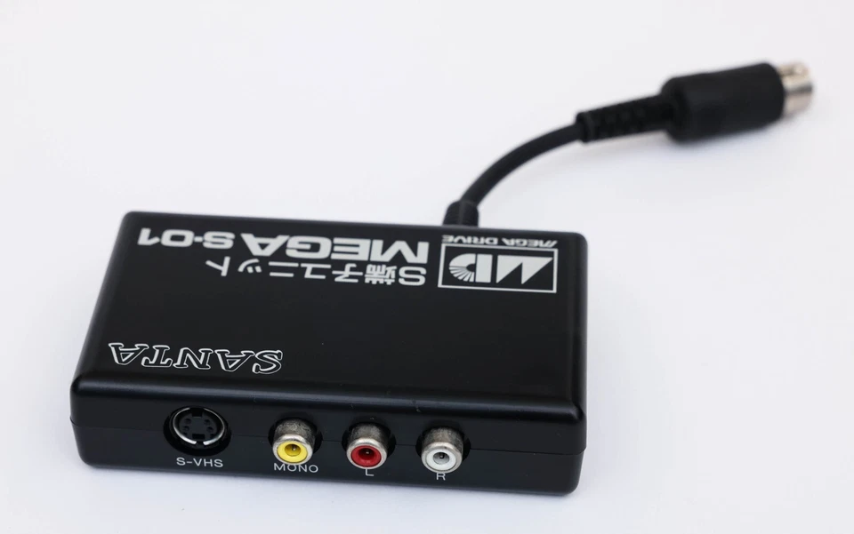 Santa Sega Mega Drive Genesis S-01 S Video Adapter MD1 JP Japan - Image 3 of 4