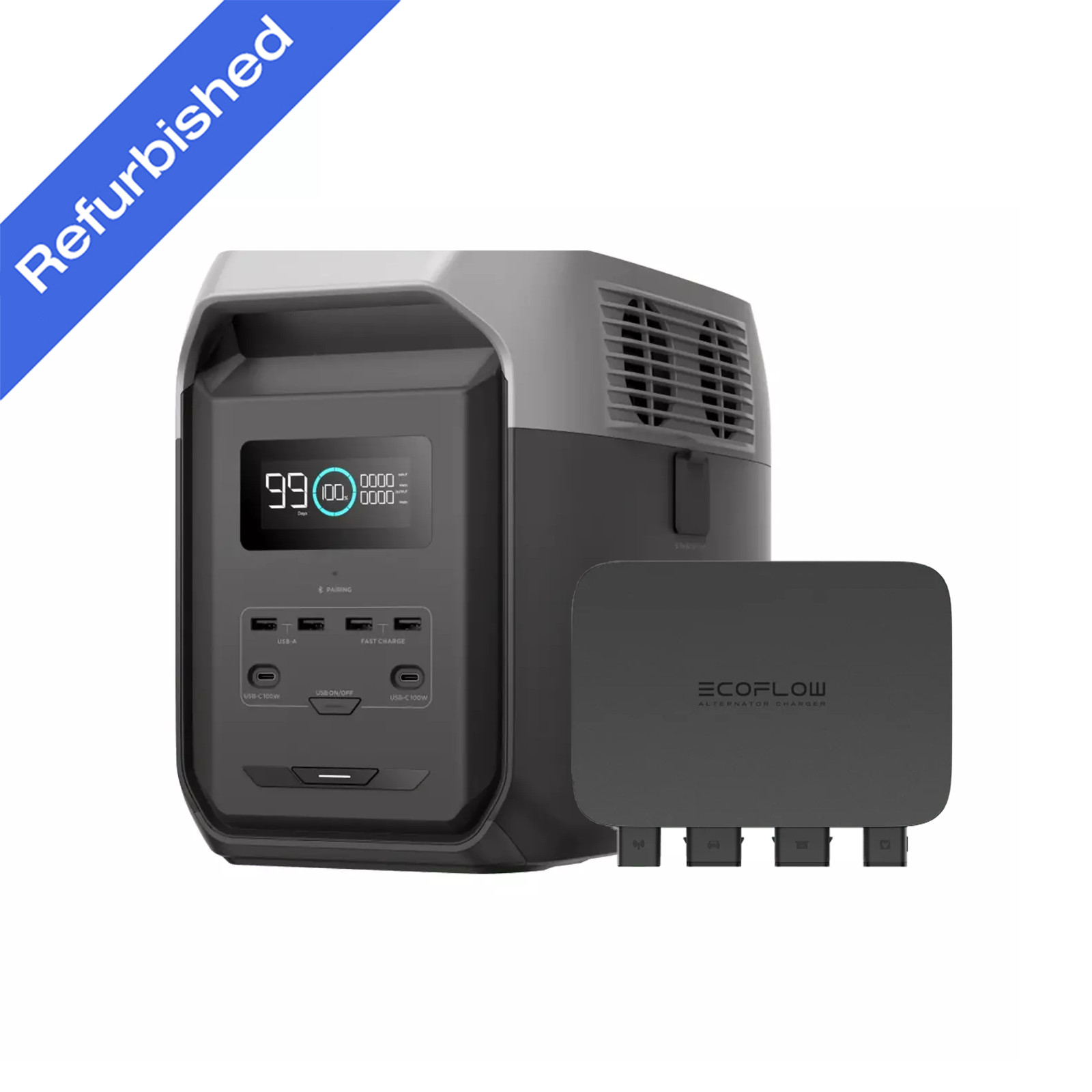 EcoFlow 800W Alternator Charger with Power Station Certified Refurbished