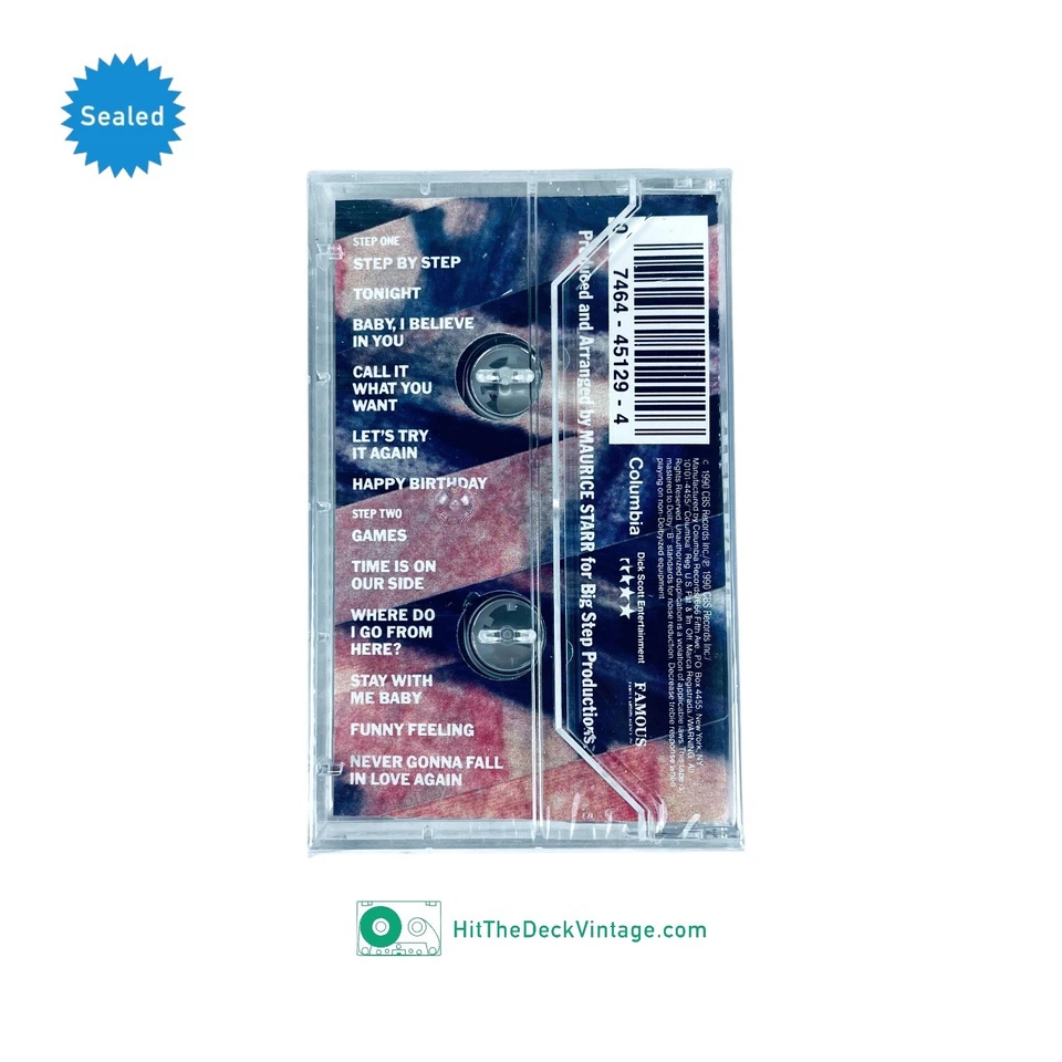 New Kids On The Block – Step By Step Cassette Tape (1990) NKOTB SEALED - Image 2 of 4