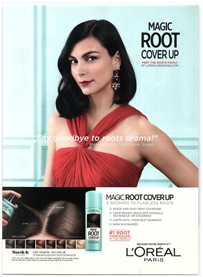 PRINT AD, 2019 L'Oreal Morena Baccarin Pinup Melinda Roots Family Magic Hair