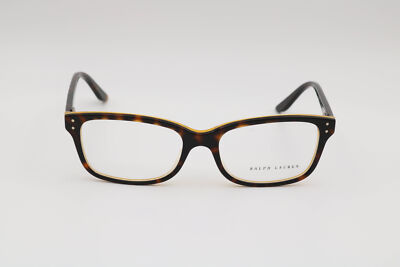 Ralph Lauren Rl 6062 5277 Havana Rectangle Eyeglasses Frames 52-16-135 