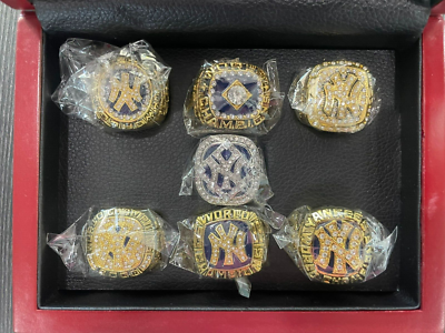 7 Iconic New York Yankees Replica World Series Championship Rings