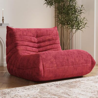Nap Couch Caterpillar Lazy Sofa Beanbag Chair 1 to 3 Seats Floor Sofa Tatami Bed