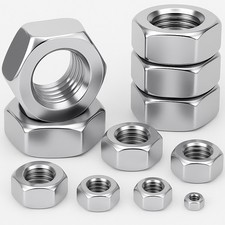 Sechskantmuttern DIN 934 Edelstahl V2A Rostfrei M1,6 M2 M2,5 M3 M4 M5 M6 bis M24