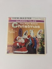 VTG 1962 Night Before Christmas View Master 3 Reesl Set  Book Unopened B382