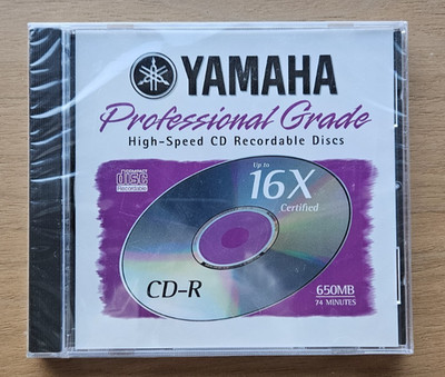 Yamaha High-Speed CD Recordable Disc 74 Min 650 MB Professional Grade CD-R NEW!