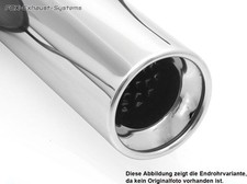  Komplettanlage ab Kat Opel Corsa B 1x90mm rund eingerollt gerade