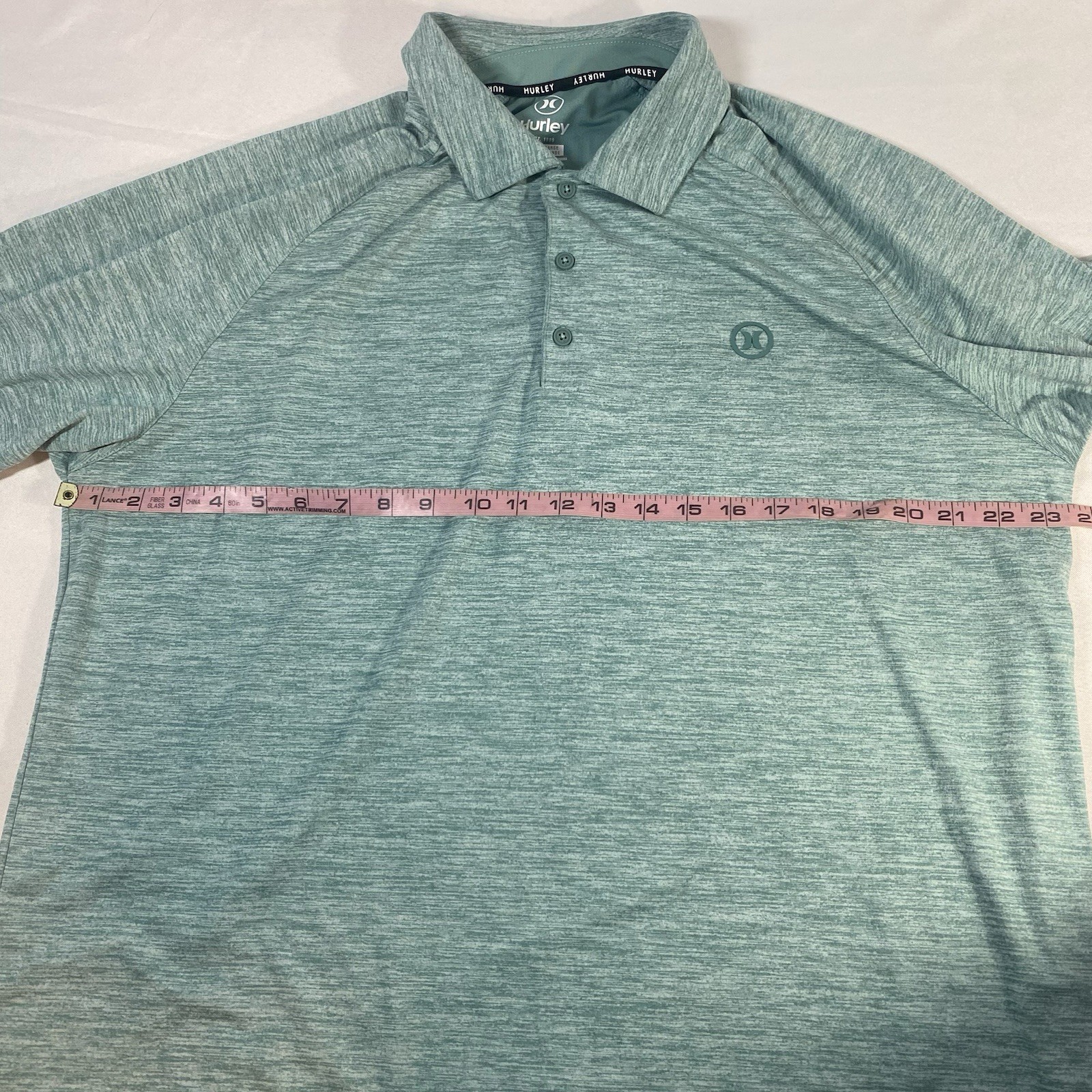 Vintage Hurley Mens Size XL Polo Shirt Green Pullover Collared • 2 Bundle image 3