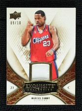 2008-09 Upper Deck Exquisite Collection Patch 9/10 Marcus Camby #31 Patch 09is