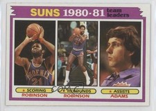 1981-82 Topps Team Leaders Truck Robinson Leonard Robinson Alvan Adams #60 2k3