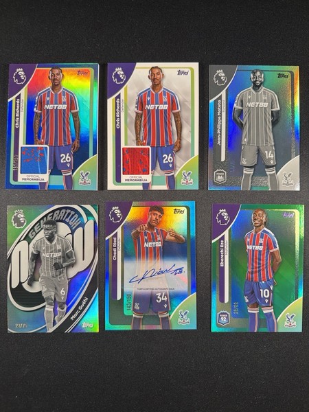 Topps Premier League Crystal Palace – Auto + 2 Relics /75 /99