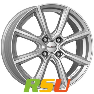 Dezent TN silver 6.5x17'' ET49 LK4 100 ML 54.1 Alufelgen 17 Zoll
