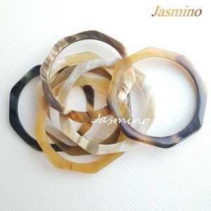 Juego de 7 pulseras de cuerno de búfalo, joyería vintage, bonito regalo único