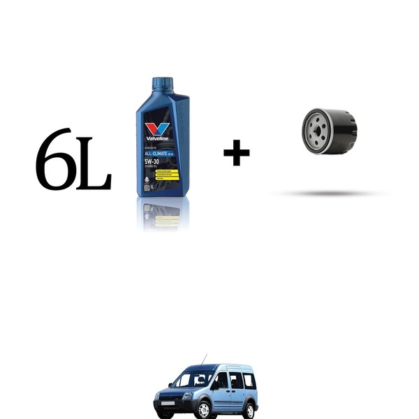 ÖLfilter Kit Und 6L FüR Ford Tourneo Connect 1.8 Tdci 55KW 2002-image