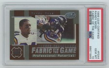 1999 Leaf Certified Fabric Of The Game #FG44 Randy Moss PSA 10 Pop 2