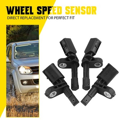 Set of 4 ABS Wheel Speed Sensor Front Rear Left & Right Fits Audi & Volkswagen