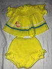 Vintage Cabbage Patch Kids/Doll Clothing Yellow Sweater Duck Dress (263)