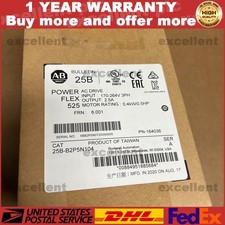 New AB 25B-B2P5N104 Powerflex 525 0.5HP Drive 25B-B2P5N104 Fast Ship HT 1PCS