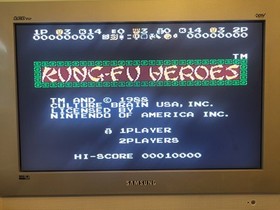 Kung Fu Heroes Nintendo Entertainment System NES Cartridge Only Tested