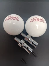 Mack Semi Truck Pin Vintage Style Air Brake white Knob Tractor Trailer set